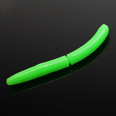 Libra Lures Fatty D´Worm, 7,5cm - hot apple green - 10Stück