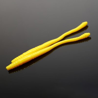Libra Lures Dying Worm Creaturebait 8cm - yellow - 12Stück