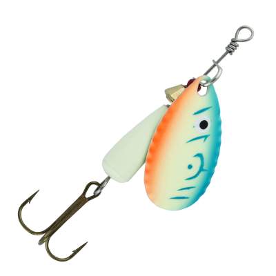 ABU Garcia Spinner Droppen 6g UV-Glow BO UV-Blue/Orange - 6g - 1Stück