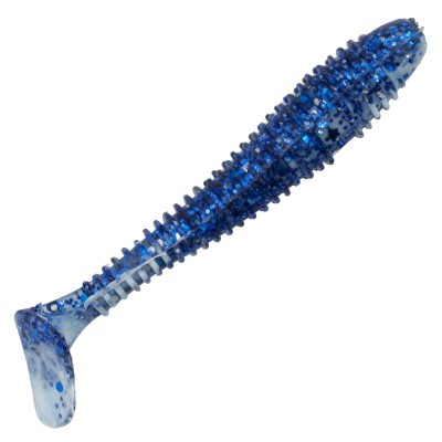 Troutlook Trout Attractor - Gummifisch Blue White - 5,5cm - 1,5g - 10 Stück