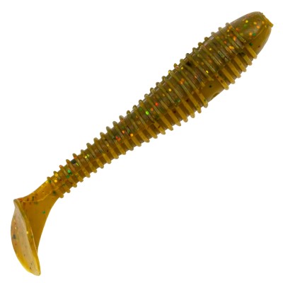 Troutlook Trout Attractor - Gummifisch Dark-Yellow Green - 5,5cm - 1,5g - 10 Stück