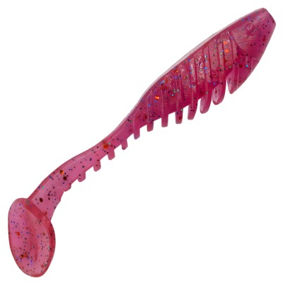 Senshu Perch Rippler - Gummifisch 8cm - Lila Berry - 8 Stück