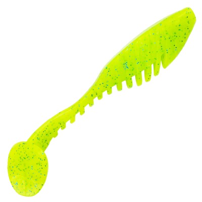 Senshu Perch Rippler Junior - Gummifisch 6cm - Lime - 10 Stück