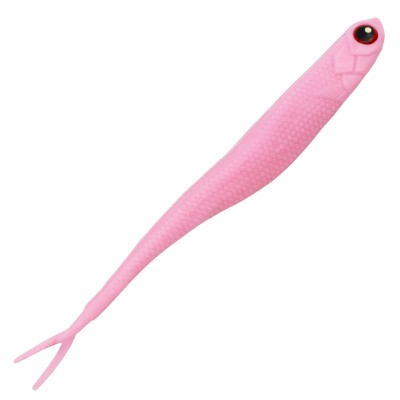 Fishdream Dropshot Warrior - Gummifisch 12cm - Pink - 8 Stück