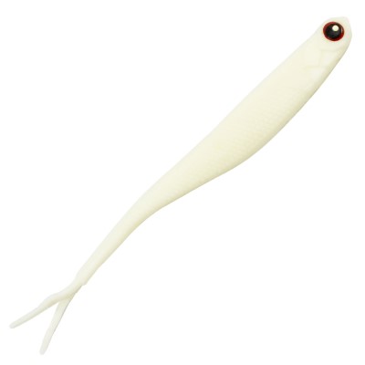 Fishdream Dropshot Warrior - Gummifisch 12cm - Pearl - 8 Stück