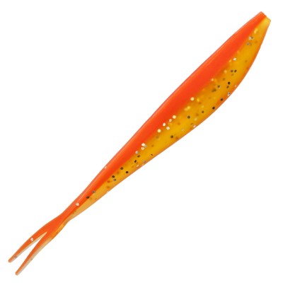 Fishdream Speed Searcher - Gummifisch Orange Yellow - 10cm - 4g - 8 Stück