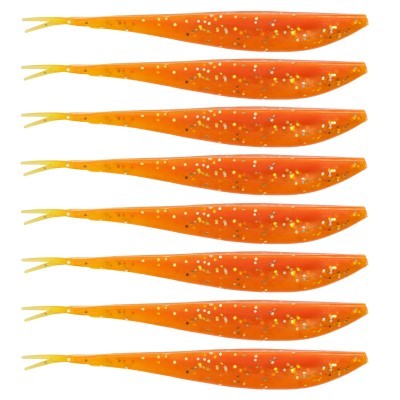 Orange Gold Glitter