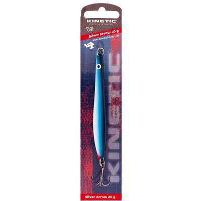 Devilfish Silver Arrow Küsten und Meerforellenblinker 20g blau/weiß,