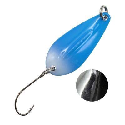 Troutlook Forellen Spoon Cruisader, 2,5g - 32x14mm - 1# light blue
