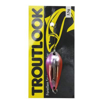 Troutlook Forellen Spoon Cruisader 2,5g - 32x14mm - 4# pink/sil/or