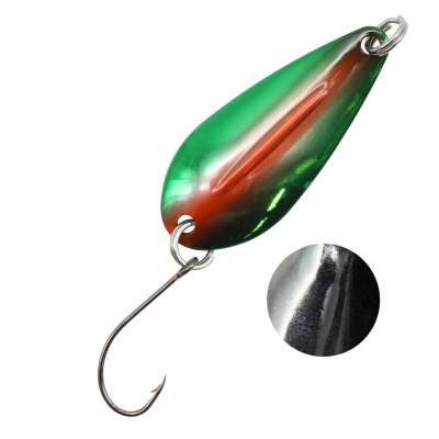 Troutlook Forellen Spoon Cruisader, 2,5g - 32x14mm - 6# copper green