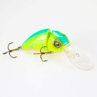 Angel Domäne Hechtkiller Wobbler 2-tlg. 6,5cm suspending firetiger blue,