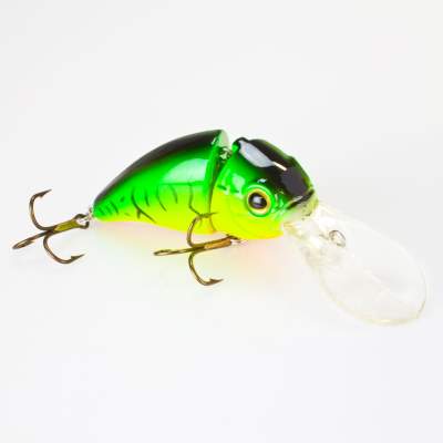 Angel Domäne Hechtkiller Wobbler 2-tlg. 6,5cm suspending firetiger black,