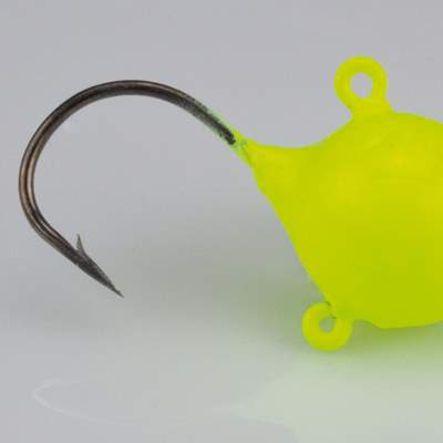 Roy Fishers Fireball Jighead neongelb 5 Stück - Jigköpfe 14g
