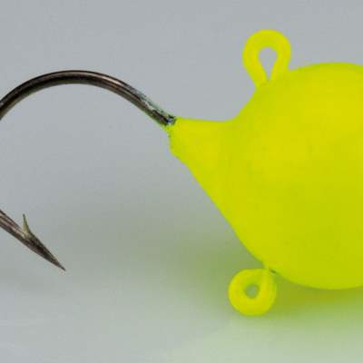 Roy Fishers Fireball Jighead neongelb 5 Stück 21g neongelb - 21g - 5Stück