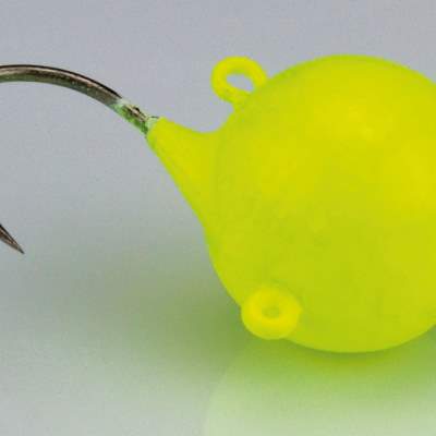 Roy Fishers Fireball Jighead neongelb 5 Stück 28g neongelb - 28g - 5Stück