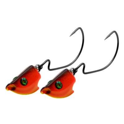 Senshu Offset Shaky Head Jigkopf 10g - Angry Carrot - 2 Stück