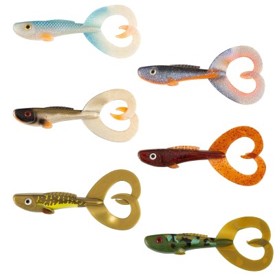 ABU Garcia Beast Twin Tail - Gummifisch 170mm - Blue Herring - 2Stück
