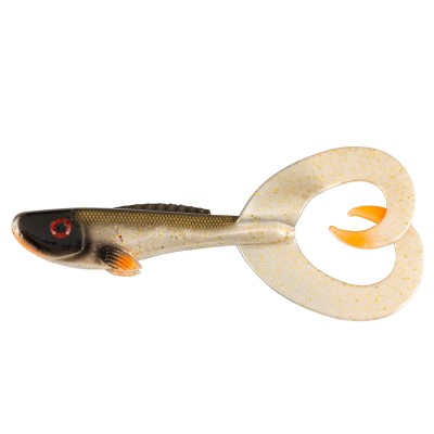 ABU Garcia Beast Twin Tail Gummifisch 170mm - Golden Roach - 2Stück