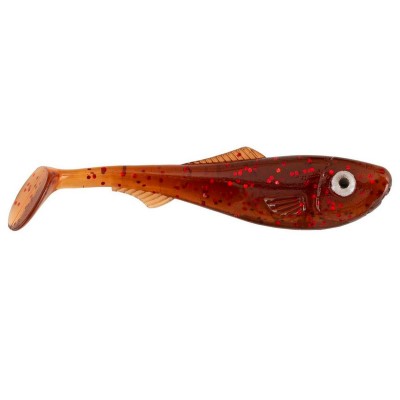 ABU Garcia Beast Perch Shad Gummifisch 80mm - Red Motoroil - 1Stück