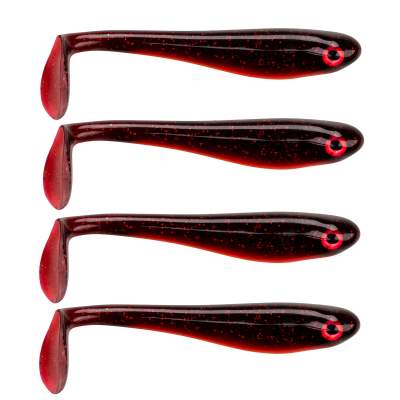 Berkley Hollow Belly - Gummifische 10cm - Motoroil Orange - 7g - 4 Stück