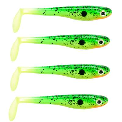 Berkley Hollow Belly - Gummifische 10cm - Hot Firetiger - 7g - 4 Stück