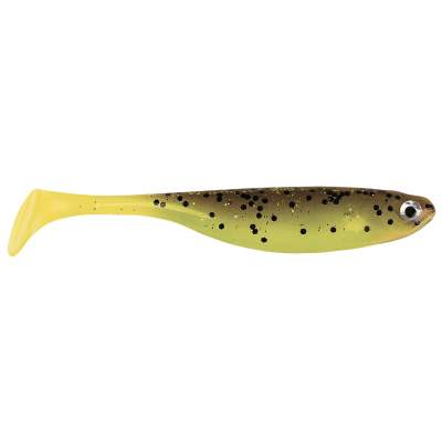Berkley Sneakshad - Gummifisch 7,5cm - Brown/Chartreuse - 6Stück
