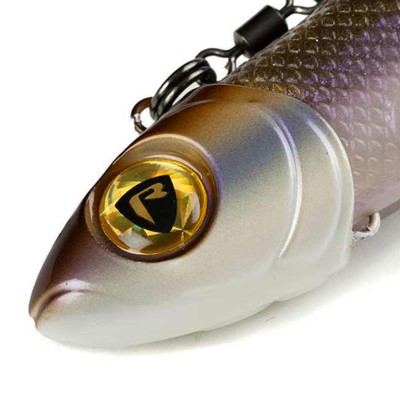 Fox Rage Pelagic Ready Rig - Slick Fast - vormontierter Gummifisch 18cm - UV Wakasagi - 40g