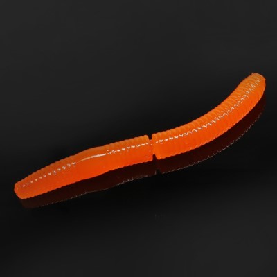 Libra Lures Fatty D´Worm Tournament Creaturebait 5,5cm - hot orange - Krill Flavour - 12Stück