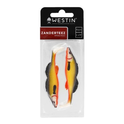 Westin ZanderTeez Shadtail, 8.5cm - Headlight - 6g - 2 Stück