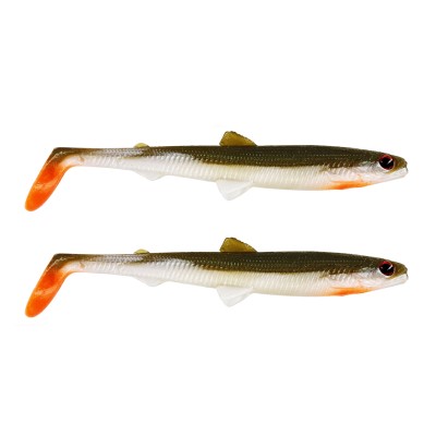 Westin BullTeez Gummifische 9.5cm - Bass Orange - 7g - 2 Stück