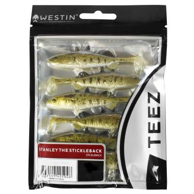 Westin Stanley the Stickleback - Gummifisch 5.5cm - Stickleback - 1.5g - 6 Stück