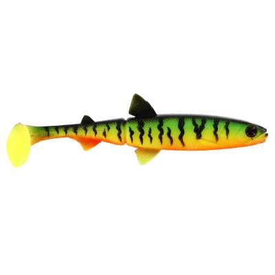 Westin HypoTeez Shadtail Gummifisch 6.5cm - Crazy Firetiger - 2g - 6 Stück