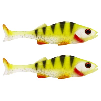 Westin Original Perch Gummifisch 12cm - 19g - Yellow Perch - 2Stück