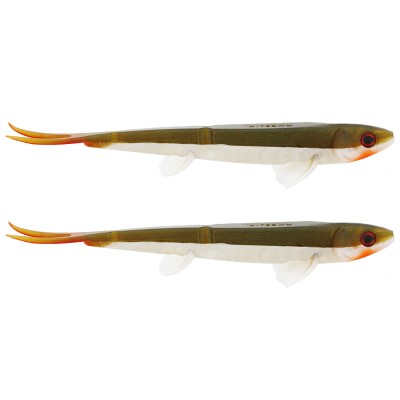 Westin Twinteez Pelagic V-Tail, 20cm - 30g - Bass Orange - 2Stück