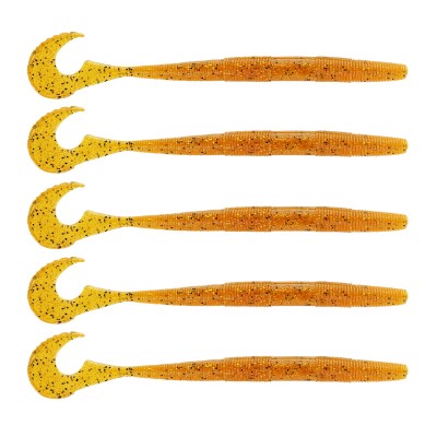 Westin Swimming Worm, 13cm - 5g - Motoroil Pepper - 5Stück