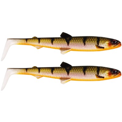 Westin BullTeez Gummifische 12,5cm - Bling Perch- 16g - 2 Stück