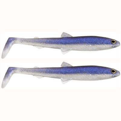 Westin BullTeez Gummifische 12,5cm - Sparkling Blue- 16g - 2 Stück