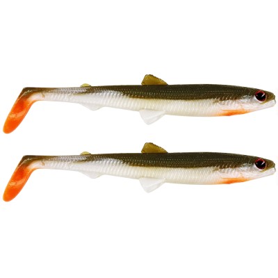 Westin BullTeez Gummifische 12,5cm - Bass Orange - 16g - 2 Stück