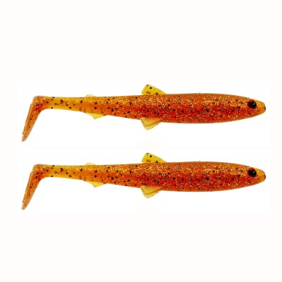 Westin BullTeez Gummifische 9.5cm - Motoroil Pepper - 7g - 2 Stück
