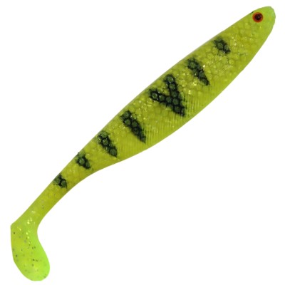 Westin ShadTeez Slim(Einzeln) Gummifisch 10cm - Yellow Danger - 6g - 1 Stück