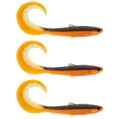 Westin BullTeez Curltail - Gummifische 8cm - UV Craw - 3g - 3 Stück