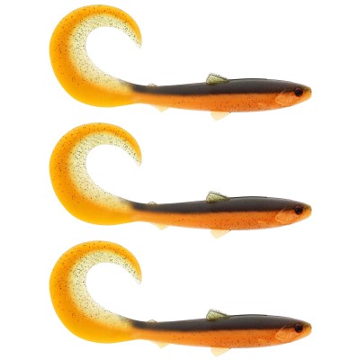 Westin BullTeez Curltail Gummifische 8cm - UV Craw - 3g - 3 Stück