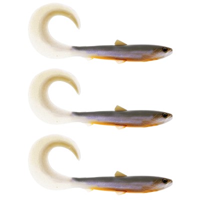 Westin BullTeez Curltail Gummifische 8cm - Dirty Harbor - 3g - 3 Stück