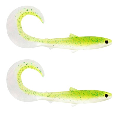 Westin BullTeez Curltail, 14cm - Sparkling Chartreuse - 15g - 2 Stück