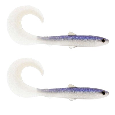 Westin BullTeez Curltail Gummifische 14cm - Sparkling Blue - 15g - 2 Stück