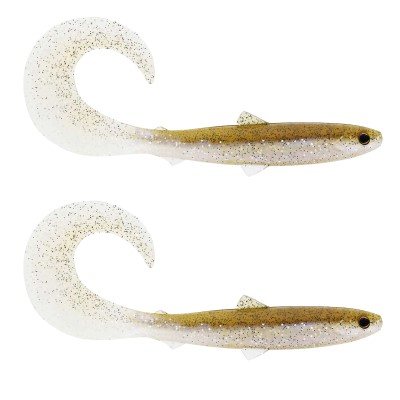 Westin BullTeez Curltail, 10cm - Pearl Sand - 6g - 2 Stück