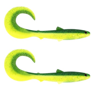 Westin BullTeez Curltail Gummifische 14cm - Fireflash - 15g - 2 Stück