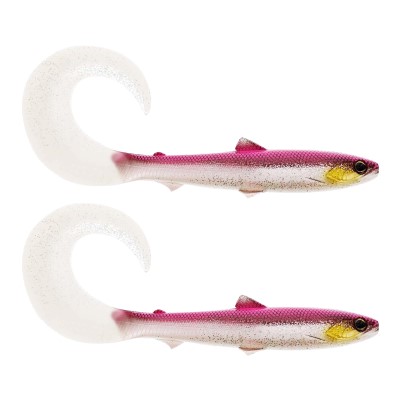 Westin BullTeez Curltail Gummifische 10cm - Pink Headlight - 6g - 2 Stück