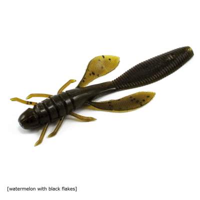 Owner Yuki Bug 85 Creature Bait (YB-85-05 ), 3,3 8,5cm - watermelon with black flakes - 8Stück